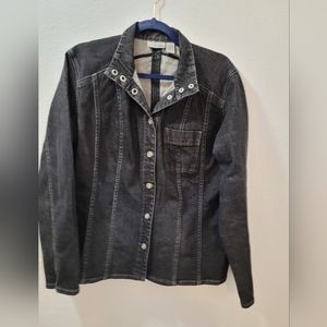 Chicos Jean Jacket, Plus Size 2
